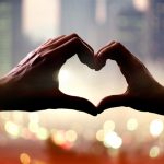 hands in form of heart