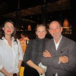 Eva Bañuelos, Frieda Sanjose y Miguel Utray