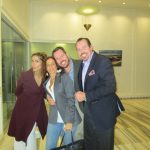 Maria Forcada, Mariana Braun y Cha y Fredy Solorzano
