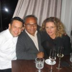 Chef Omar Méndez, Emilio Farfan y Eva Garcia Cuervo