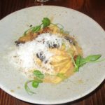 Fettuccine ai Funghi acompañado con Moët & Chandon Rosé Impérial