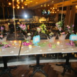 Mesa de Champagnes Moët & Chandon y Dom Pérignon