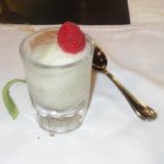 foto Sorbete de limón con pepino
