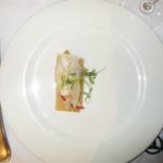 Totoaba con manzana caramelizada y jengibre