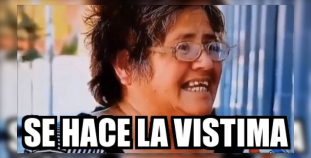 ¿Recuerdan a la señora de la "vístima"?, pues hoy es víctima de la