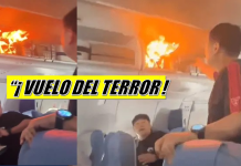 ¡Terror en el aire! Batería explota en pleno vuelo y aterrizan de emergencia