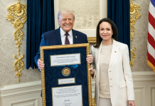Trump con María Corina Machado