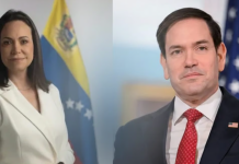 Marco Rubio abre la puerta a María Corina Machado en una eventual transición en Venezuela María Corina Machado y Marco Rubio