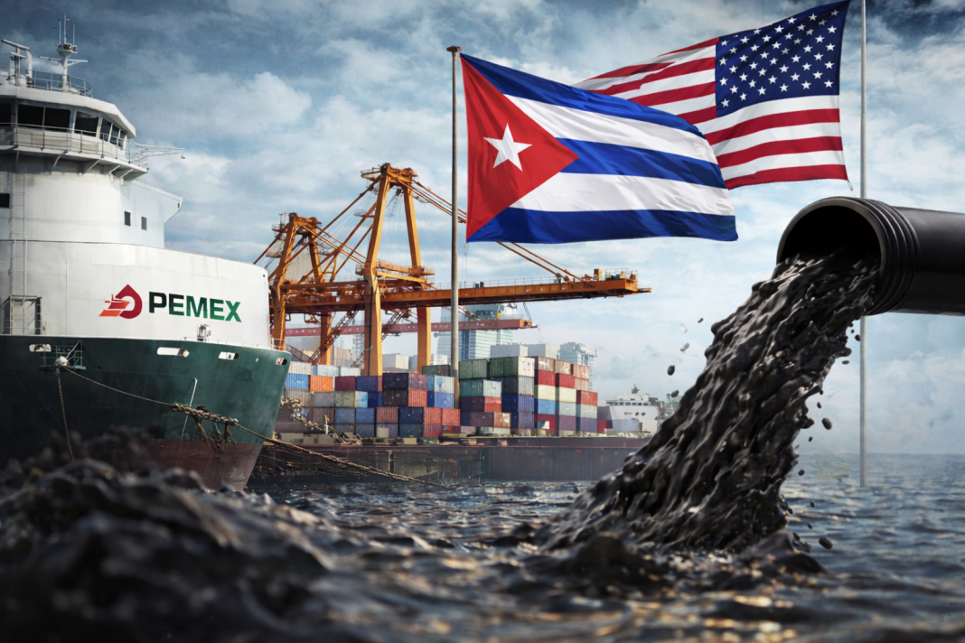 Pemex cancela envío de petróleo a Cuba en medio de presión de Estados Unidos