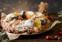 Rosca de Reyes tradicional mexicana
