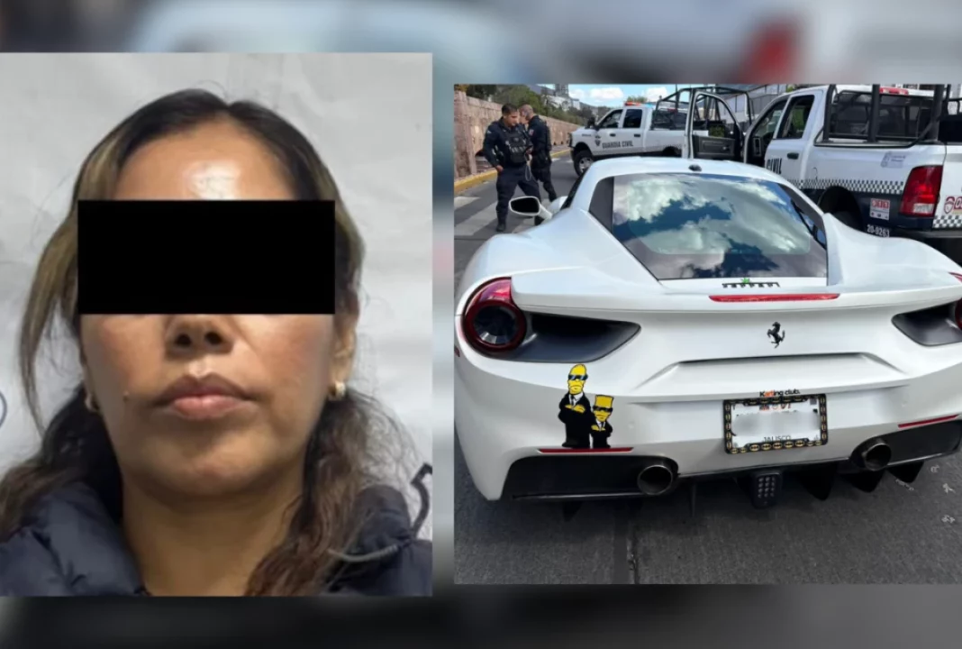La funcionaria de Jalisco que falsificó las placas de un Ferrari