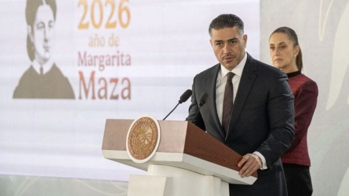 Harfuch en La mañanera Harfuch en La mañanera