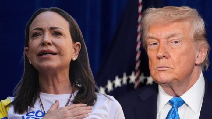 Trump y María Corina Machado