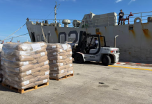 Barcos de México con 814 toneladas de ayuda humanitaria llegan a Cuba