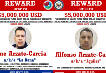EU ofrece 10 mdd por los hermanos Arzate, operadores del Cártel de Sinaloa en Tijuana Los hermanos Arzate