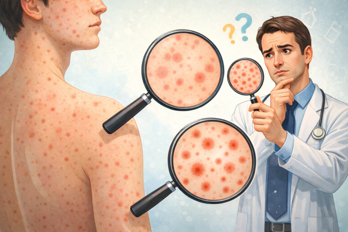 ¿Sarpullido o sarampión?