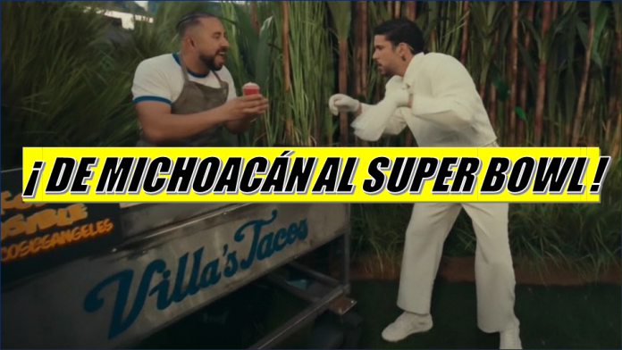 De Michoacán al Super Bowl: el taquero que se coló al show de Bad Bunny