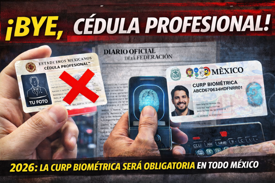 Ya no podrás usar la cédula profesional como identificación oficial
