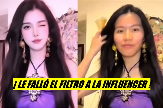 Le falló el filtro y quedó expuesta "su belleza"… Pierde 140 mil seguidores