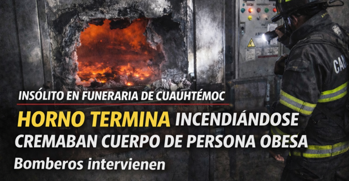 Cremaban un cuerpo con sobrepeso ¡y terminó en incendio! Cremaban un cuerpo con sobrepeso ¡y terminó en incendio!