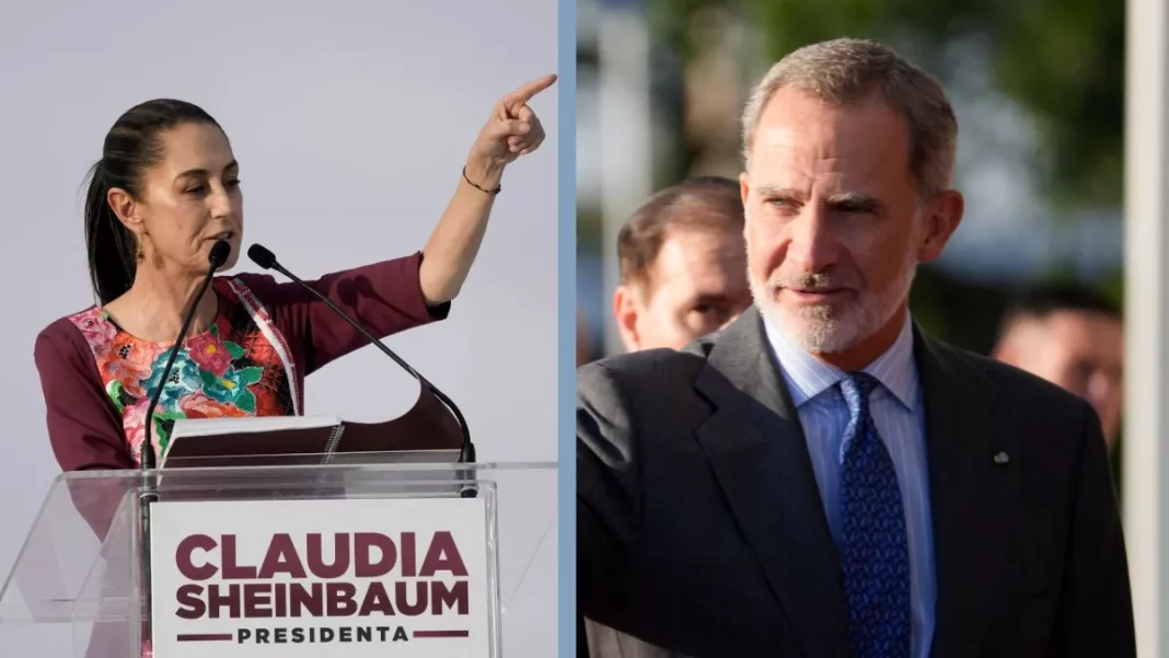 Sheinbaum reconoce gesto del rey Felipe VI por admitir abusos durante la Conquista