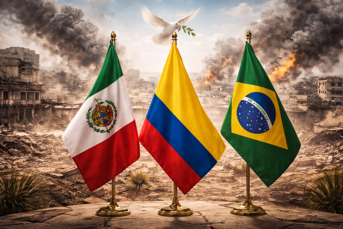 México, Colombia y Brasil piden cese al fuego inmediato en Medio Oriente