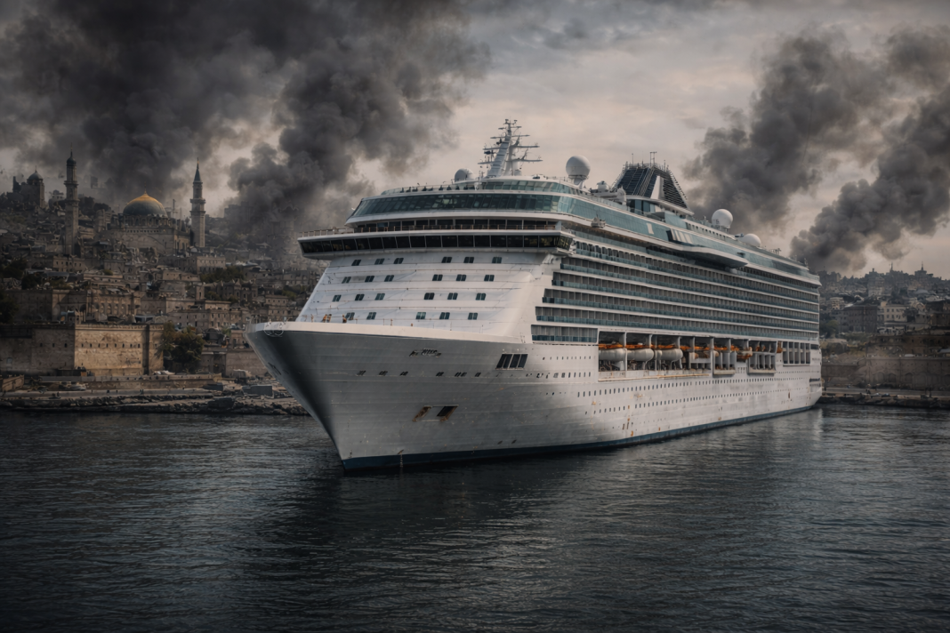 Cruceros suspenden todos sus viajes en Medio Oriente por conflicto en la región