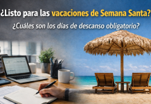 ¿Qué días de semana santa son de descanso oficial?