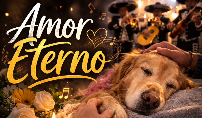 Mariachi canta a perrita antes de dormirla para siempre