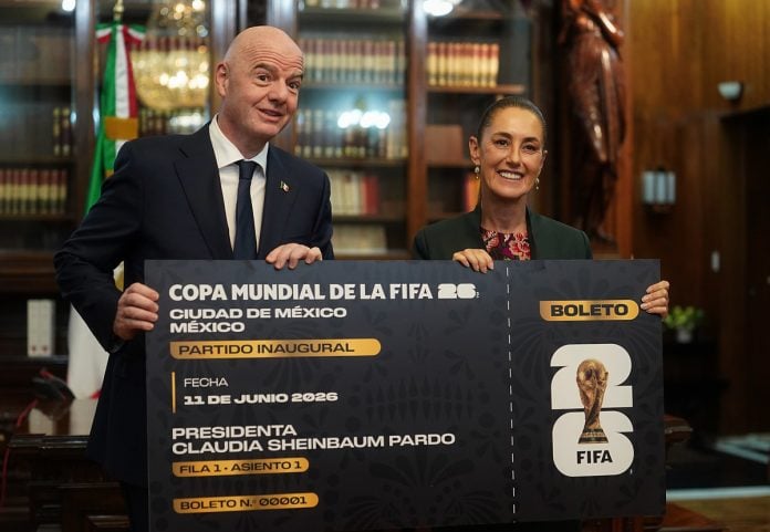Sheinbaum rifará su boleto para la inauguración del Mundial 2026: así puedes participar