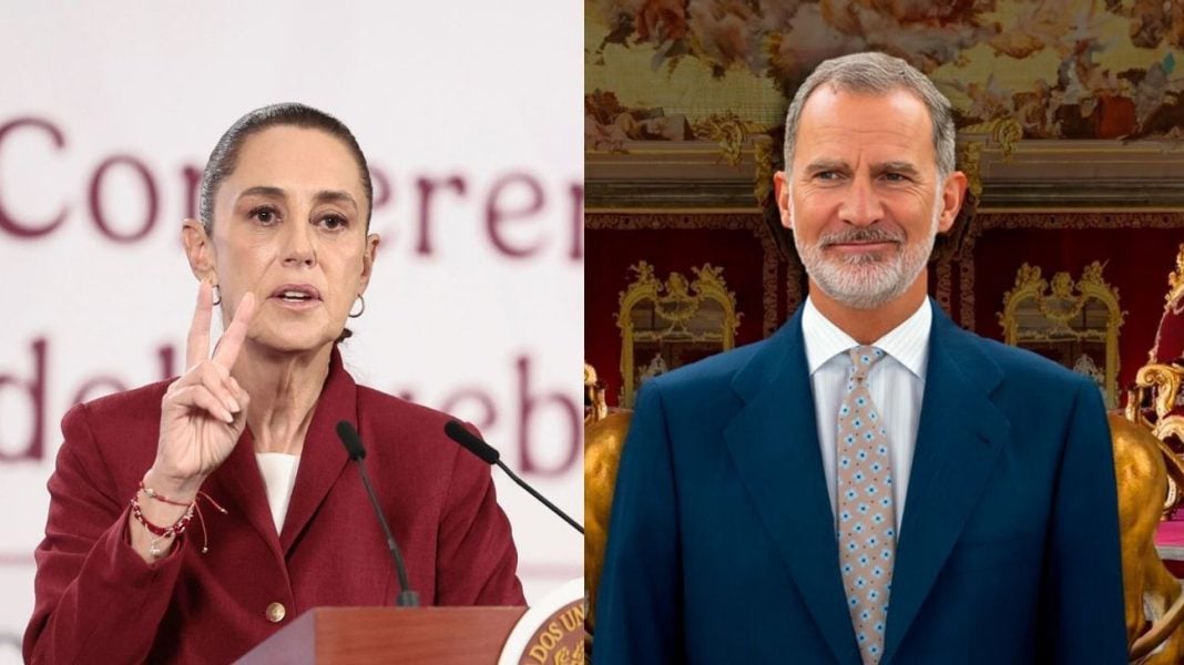 Claudia Sheinbaum invita al rey de España al Mundial tras admitir abusos en la Conquista