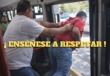 Chofer enfrenta a presunto acosador de una jovencita Chofer enfrenta a presunto acosador de una jovencita