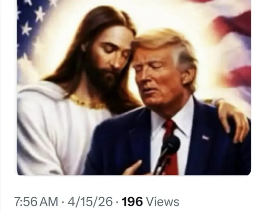 Trump postea imagen de IA con Jesús tras polémica: 