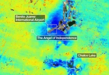 Hasta 2 cm al mes: la CDMX se hunde más rápido de lo que se pensaba, alerta la NASA