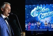Los Ángeles Azules y Ximena Sariñana cantarán con Andrea Bocelli en el Zócalo