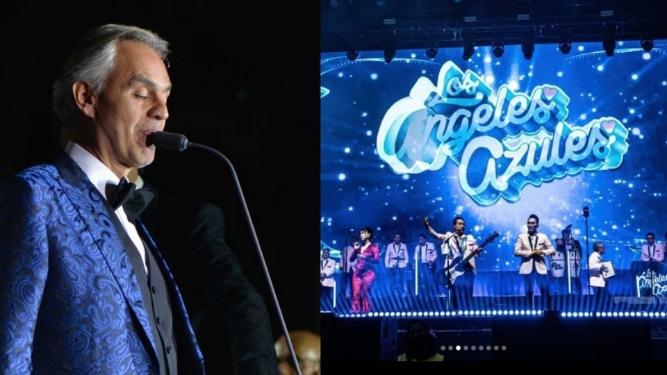 Los Ángeles Azules y Ximena Sariñana cantarán con Andrea Bocelli en el Zócalo