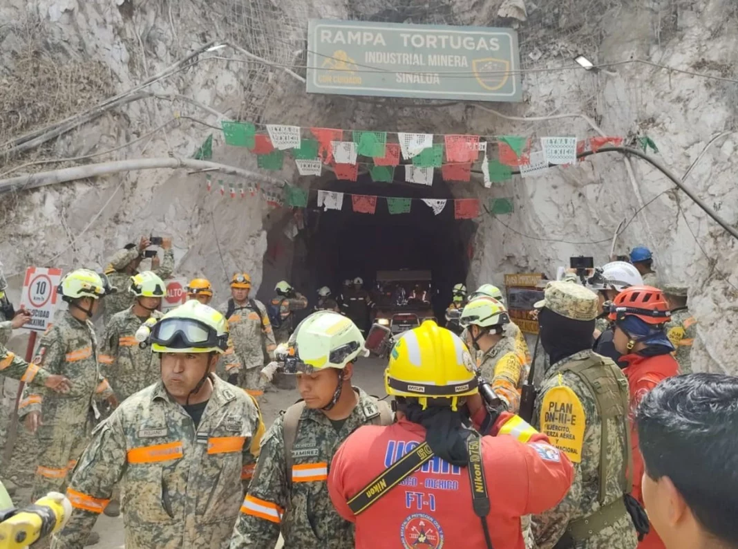 Localizan sin vida al último minero atrapado en la mina Santa Fe, en Sinaloa