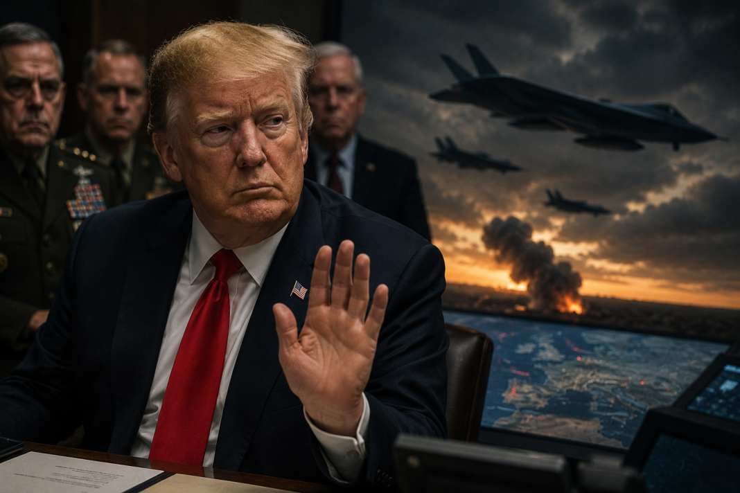 Trump frena ataque contra Irán previsto para el martes: “Las negociaciones son serias”