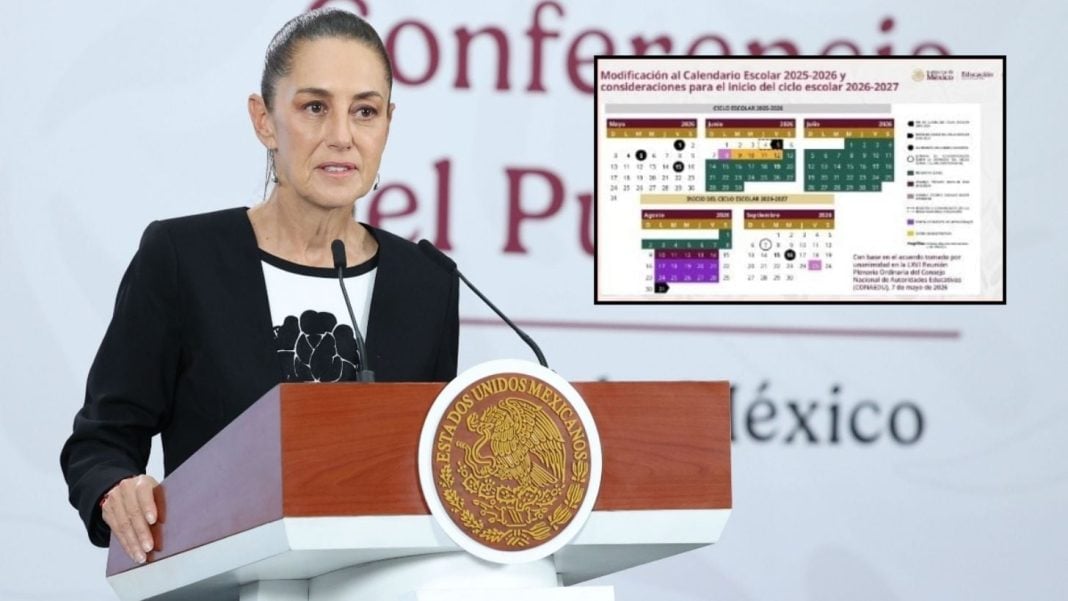 Sheinbaum contradice a la SEP: cambio al calendario escolar por Mundial 2026 no está definido