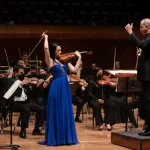 Shari Mason como solista de la Orquesta Sinfónica de Minería | Cortesía OSM