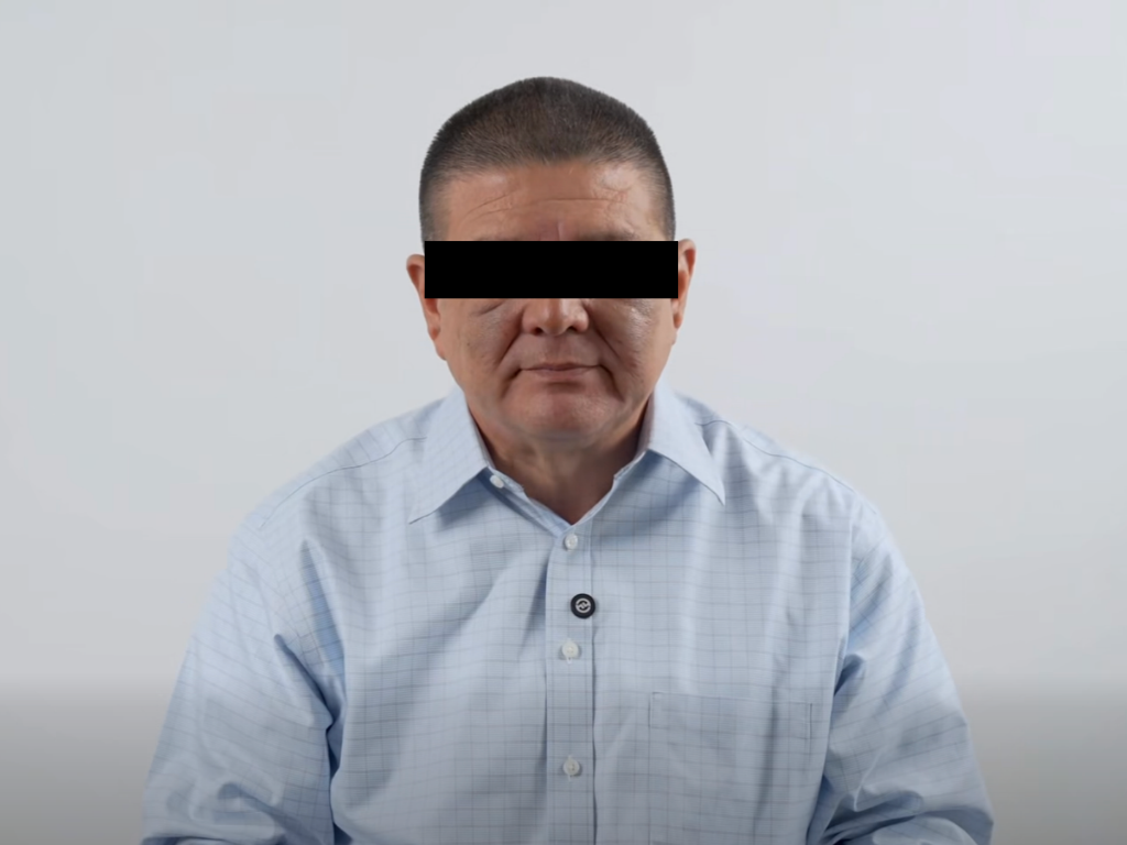 César Jáuregui Moreno, exfiscal general de Chihuahua, durante una comparecencia ante la Fiscalía General de la República
