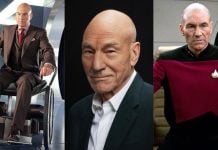 Patrick Stewart, actor británico reconocido por interpretar al profesor X y al capitán Jean-Luc Picard.